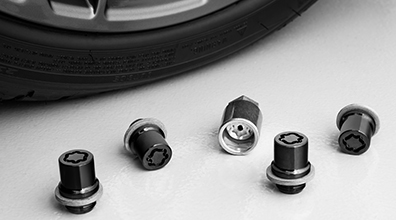 Alloy Wheel Locks - Black