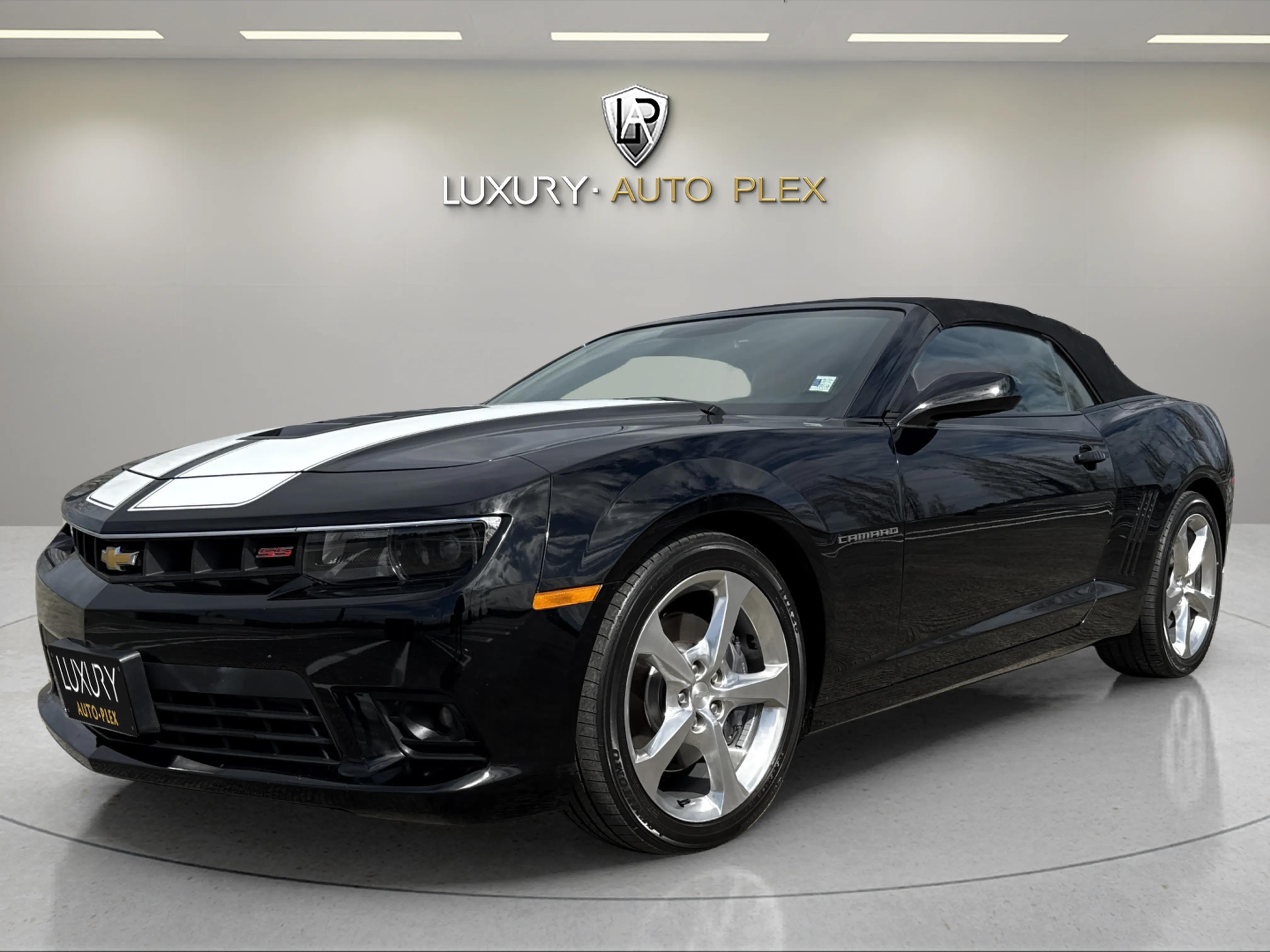 Black 2015 Chevrolet Camaro 2SS Convertible RWD Convertible Rear-Wheel Drive 6-Speed Automatic