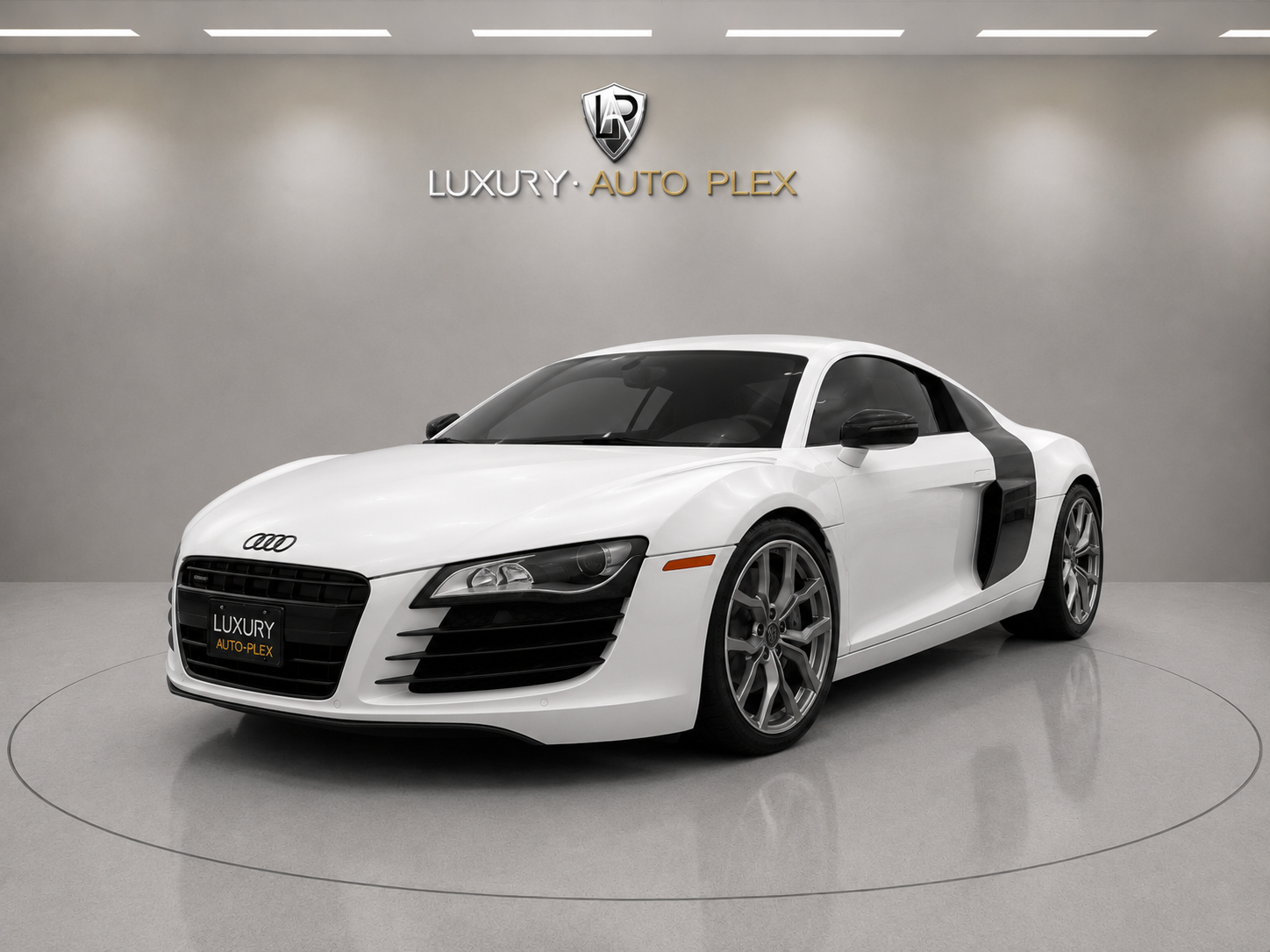 White 2010 Audi R8 Coupe All-Wheel Drive 6-Speed Automatic