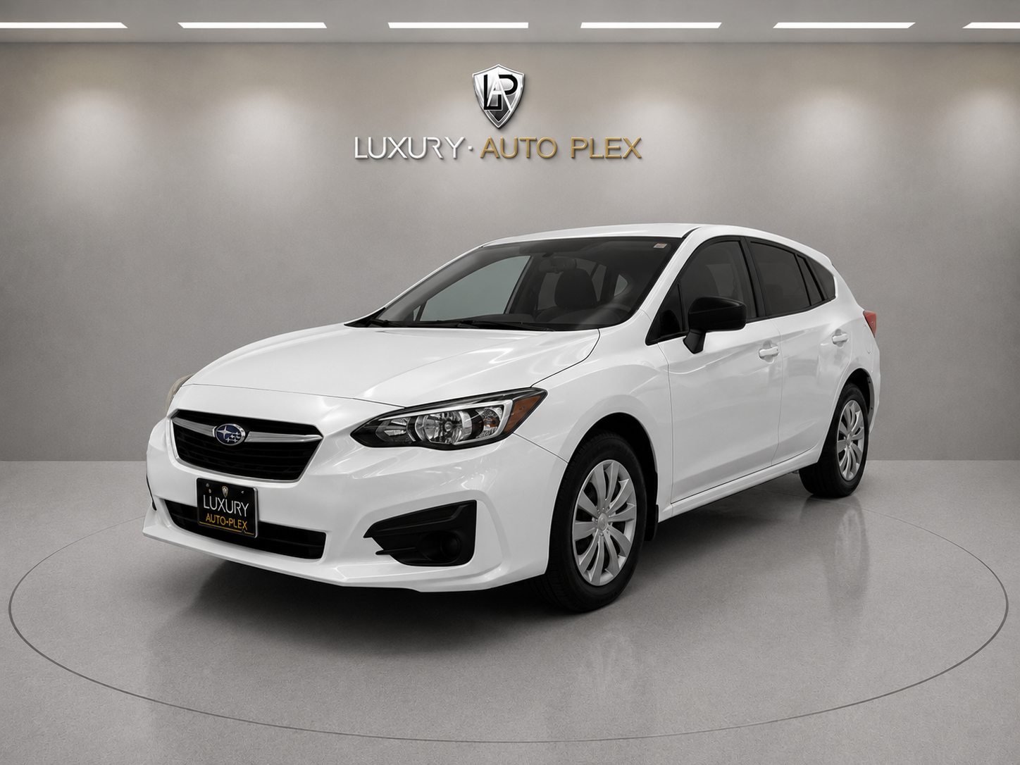 White 2019 Subaru Impreza 2.0i Hatchback AWD Hatchback All-Wheel Drive Continuously Variable Transmission