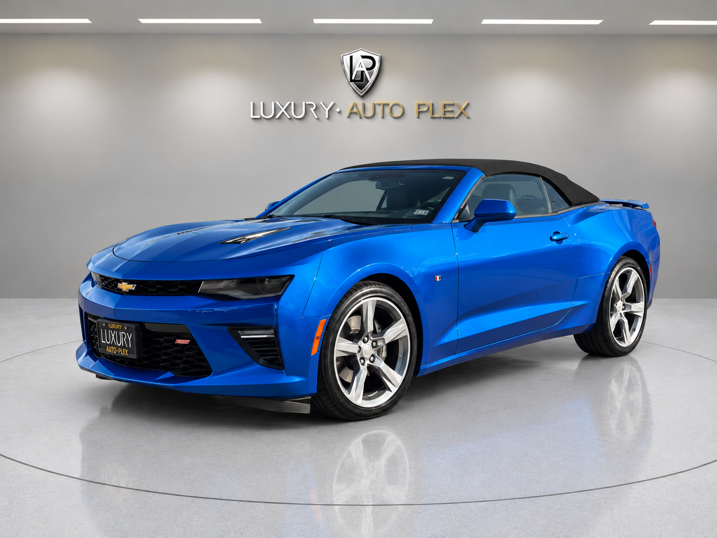 Blue 2016 Chevrolet Camaro Convertible Rear-Wheel Drive 8-Speed Automatic