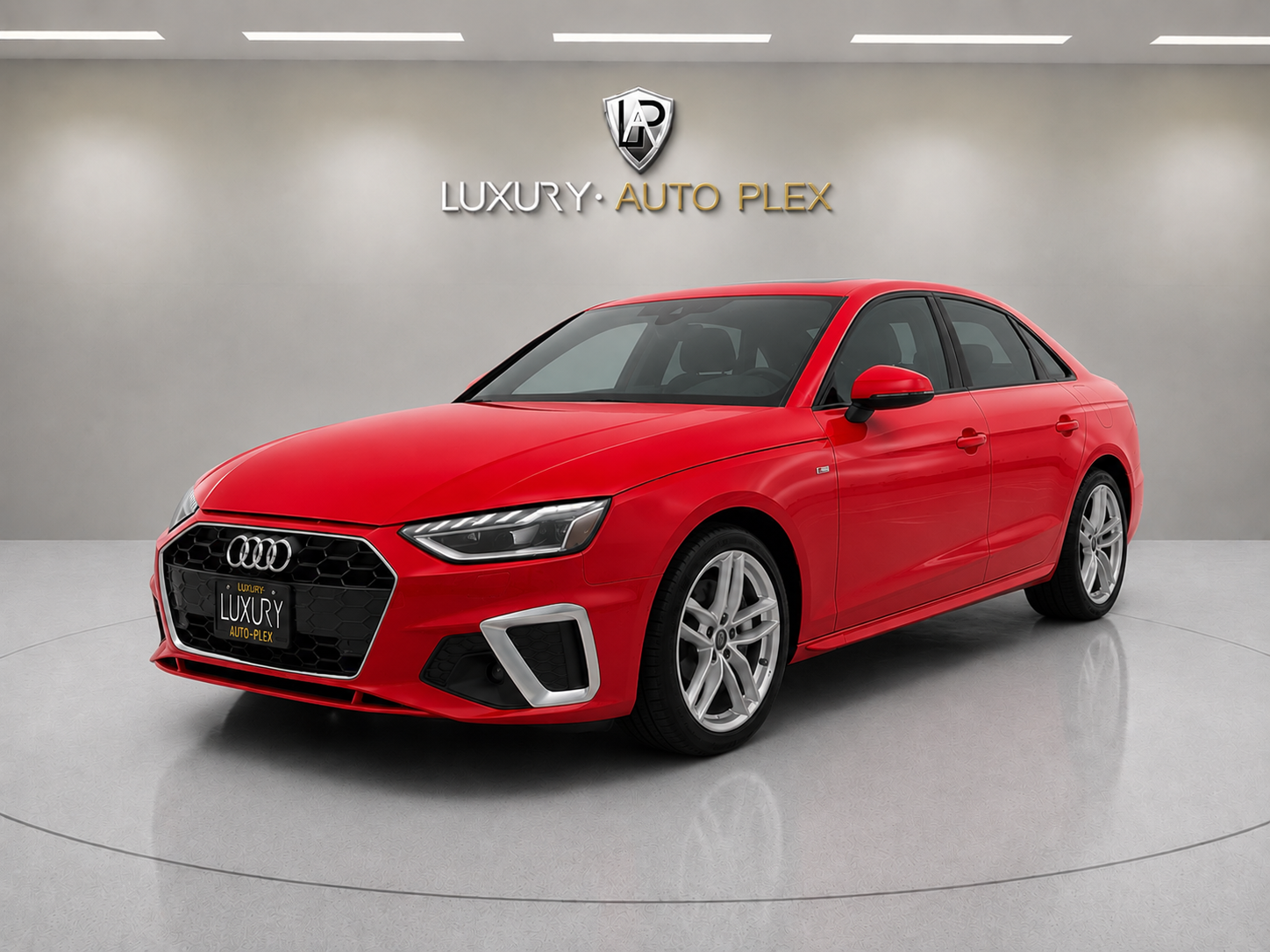 Red 2023 Audi A4 Sedan All-Wheel Drive 7-Speed Automatic