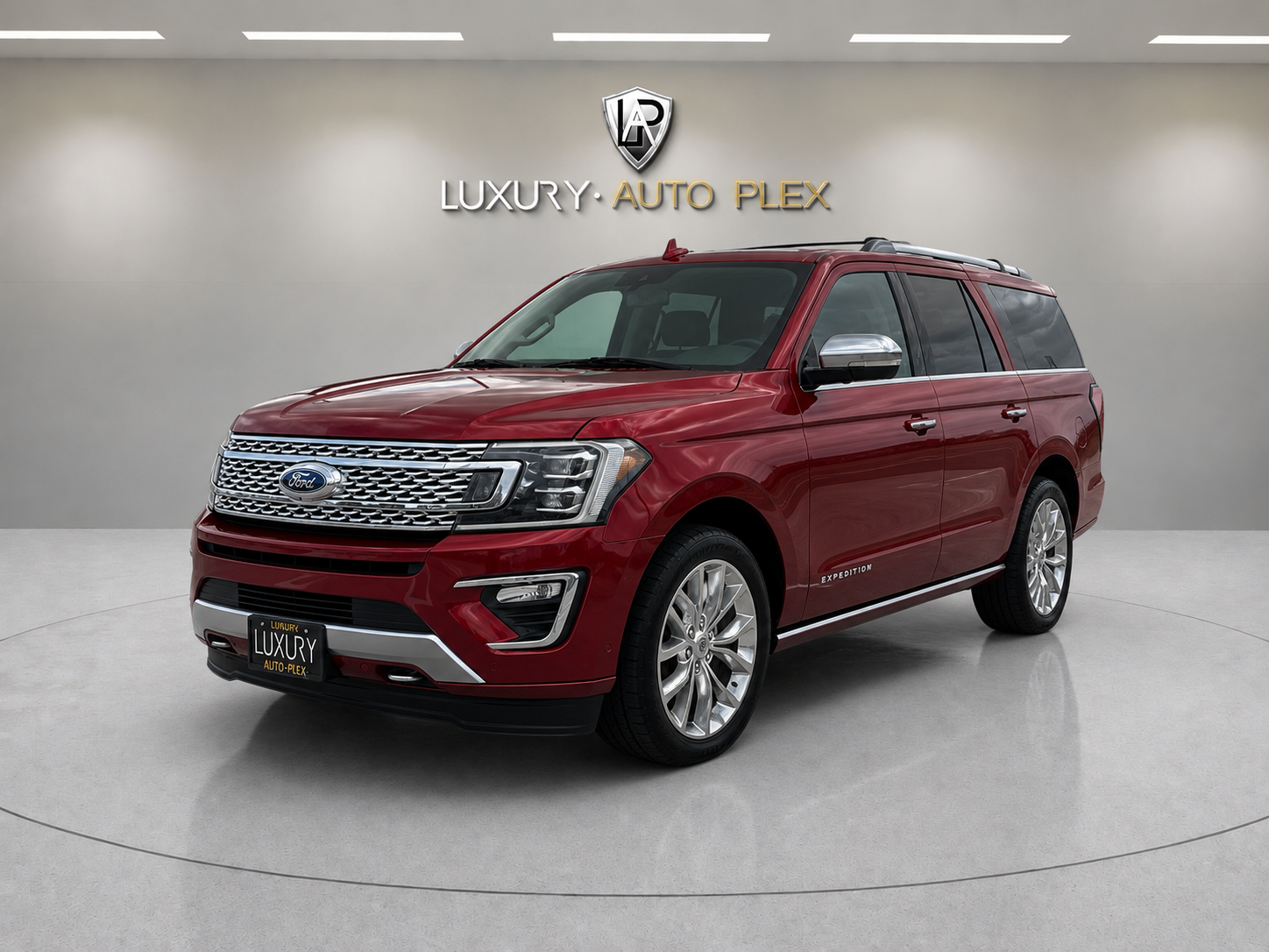 Red 2018 Ford Expedition SUV / Crossover Four-Wheel Drive Automatic