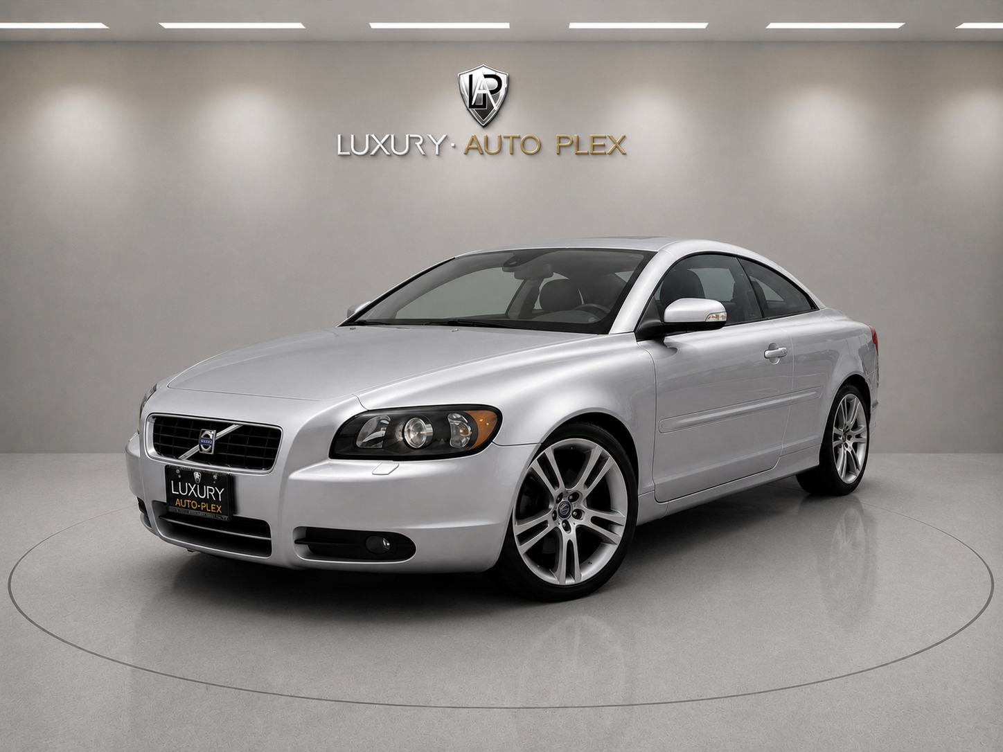 Silver 2010 Volvo C70 T5 Convertible Front-Wheel Drive 5-Speed Automatic