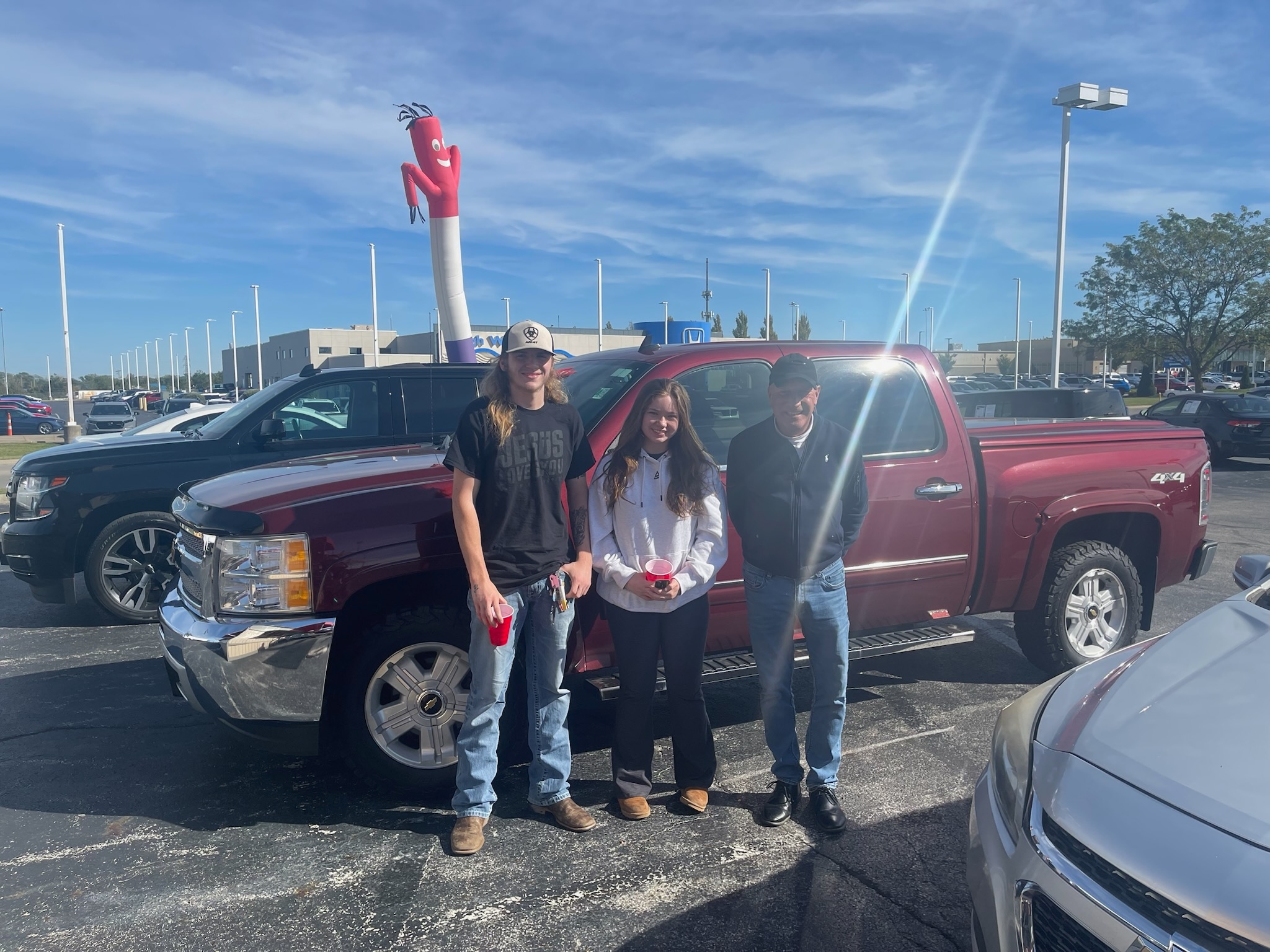 Brant and Hannah Chevy Silverado - Hatfield Used Car Center customer