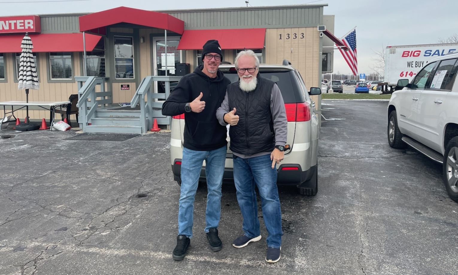 Jason's GMC Terrain w Ron - Hatfield Used Car Center customer