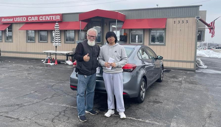 Justin's KIA Forte - Hatfield Used Car Center customer