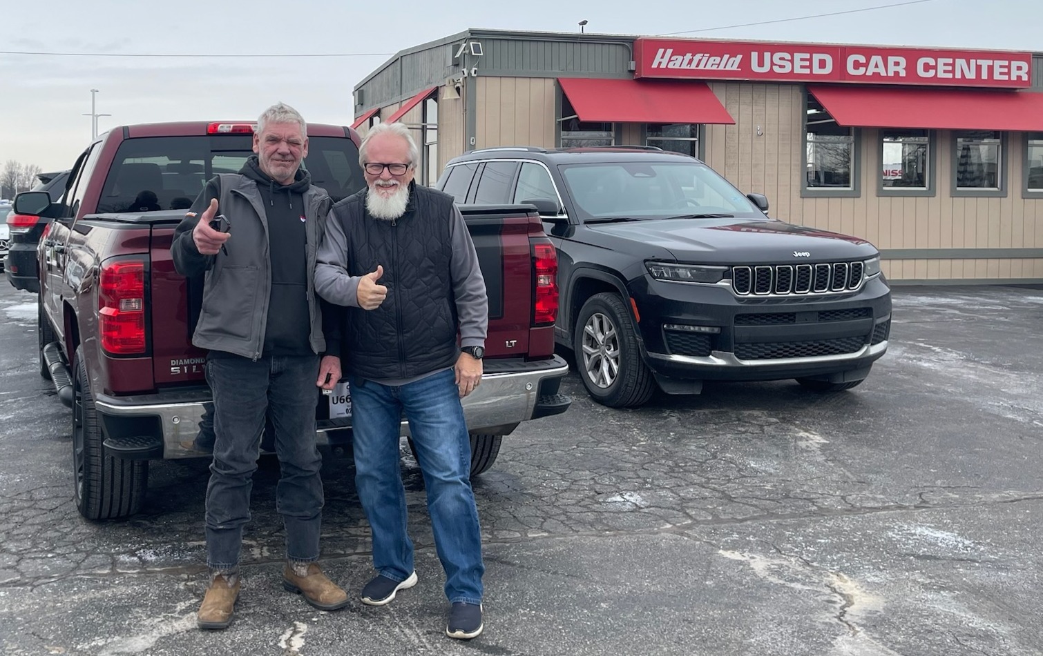 Kevin's Ram 1500 w Ron - Hatfield Used Car Center customer