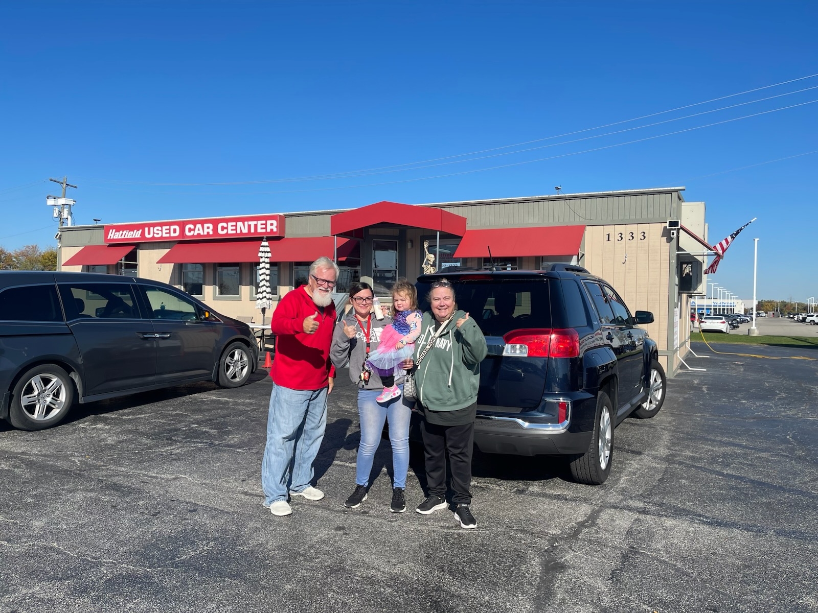 Patricia's GMC Terrain - Hatfield Used Car Center customer
