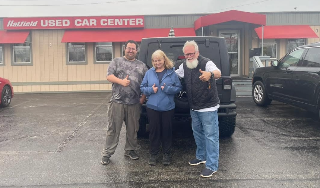 Ron n Stephanie Jeep Wrangler - Hatfield Used Car Center customer