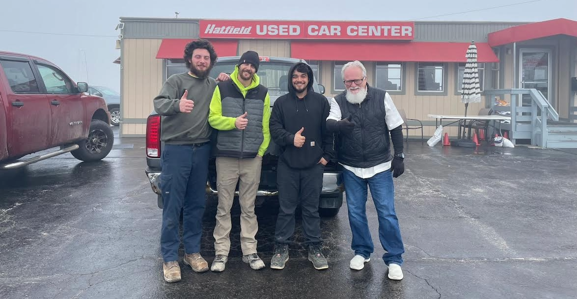 Zacharys 4 x 4 with Ron - Hatfield Used Car Center customer